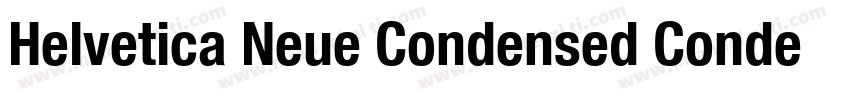 Helvetica Neue Condensed Condensed Reg字体转换
